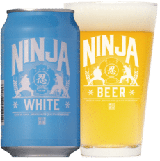 NINJA WHITE Belgian-Style White Beer (330ml x 24 Cans)