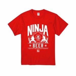 NINJA BEER Series T-Shirt – High Red (Size M)