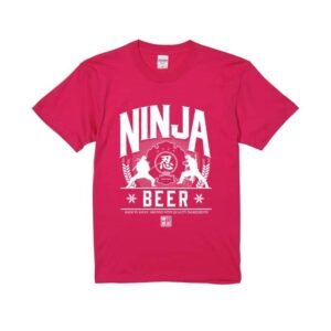 NINJA BEER Series T-Shirt – Tropical Pink (Size M)