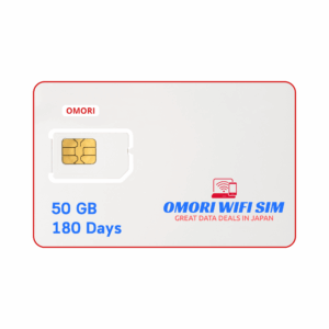 Japan Tourists Sim 50GB for 180 Days