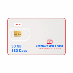 Japan Tourists Sim 30GB for 180 Days