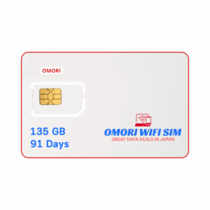 Japan Tourists Sim 135GB for 91 Days