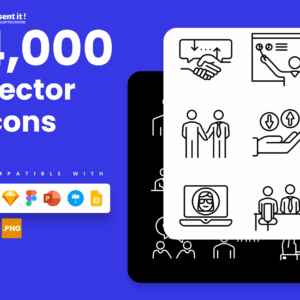 4,000 Vector Icons: 64+ Categories