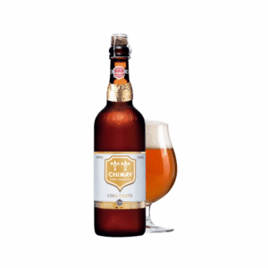 Chimay White Cinq Cents Beer (750ml x 12 Bottles)