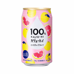 Tominaga 100% Kaju High Pink Grapefruit Can (340ml x 24 Cans)