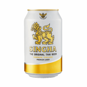 Singha Lager Beer Can (330ml x 24 Cans)